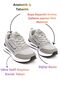Women's Gray Lace-Up Orthopedic Sneakers Shoes - 2