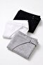 Women's Panties 3-Pack, High Waist Bikini, Ring Detail (96% Cotton - 4% Elastane) - 6