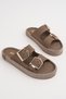 Goldy Women's Double Buckle Adjustable Comfortable Sole Daily Slippers