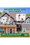 Wireless Doorbell,IP55 Weatherproof,1000 Feet Range,1 Receiver + 1 Transmitter,Black - 6