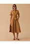 Belted Pocketed Short Sleeve Dress