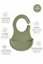 Bpa-Free 100% Silicone Baby Bib with Non-Slip Pocket Green - 4