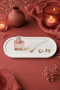 Decorative Oval Presentation Tray Plate Presentation Holder 9X23 cm - 2