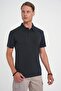 Comfort Fit Modal Blend Non-Curling Polo Collar Black T-Shirt Ts 903 - 3