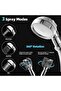 High-Pressure Handheld Showerhead,3-Mode Water-Saving Bathroom Shower Head,360 Degree Rotation,Stainless Steel and ABS - 7