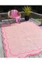 Sdt Pink Themed Striped Strips Patterned Woven Base Modern Decorative Rug Sdt82 - 2