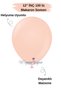 Pack of 100 Balloons Macaron Salmon 12 Inch Decoration Party Ornament Balloon