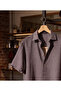 Men's Linen Oversize Relaxed Fit Short Sleeve Summer Shirt - 2