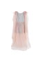 Shawl Sleeves Evening Dress for Ages 6-14 - Powder - 3
