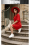 Women's Short Sleeve Crew Neck T-Shirt Dress Nightgown - 5