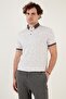 Cotton Blended Patterned Slim Fit Polo T Shirt Men's T Shirt 646b3270