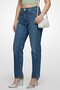 Women Tapered Fit Washed Stretchable Denim, Blue