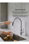 Water Purified Spiral Kitchen Sink Faucet - 3-Way Sink Faucet - Spiral and Water Purification System - 3