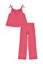 6-9 Years Old Set with Bow - Red - 5