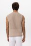 Beige Textured Men's Tank Top - 6