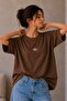Women's Printed Oversize T-Shirt 100% Cotton |   Comfortable Fit Short Sleeve Shirt - 3