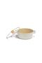 Fika Beige Pot and Pan Set 7 Pieces 18x22x26 Pot 24 Pans - 5
