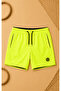 2 Pieces Boys 5-15 Years Sea-Pool-Beach Shorts Waterproof and Lined Fabric Set Yellow-Black - 3