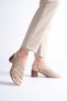 Genuine Leather Orthopedic Poly Sole Strapped Patterned Women's Sandals - 3