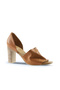 Shoes Taba Leather Women's Heels Sandals 01Wn4306 - 2