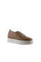 Tan Leather Women's Wedge Heeled Shoes 01Ws10701 - 3