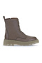 Mink Light Leather Women's Flat Boots 01Wv1500
