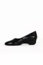 Black Wrinkled Patent Leather Women's Heeled Shoes 33Wa7316 - 3