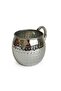 Luna Honeycomb Copper Mug Cup Nickel Plated - 6