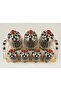 Black and White Gold Stand Porcelain Spice Rack - 2