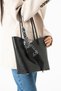 Tn-208 Women's Shoulder Bag Handbag Arm Bag Daily Black - 4