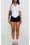 Short Sleeve Corset Detail Shirt - 3