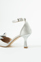 Cameron Stone-Studded Buckle Detail Ankle-Tie Heeled Shoes - 6