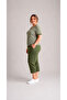 Women's Plus Size 100% Cotton Short Sleeve Capri Two-Piece Set - 3