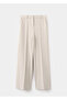 Straight Cut Mid-Rise Pants - 3