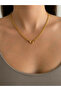 Special Series Pink Detailed Ring Chain Necklace - 2