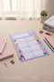 Barbie Licensed School Label with Lesson Schedule – 3 Sheets of Colorful Notebook and Book Labels 24 cm - 5
