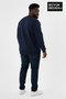 Men's Large Size m Printed Crew Neck Slim Sweatshirt Spr26Bsw956-13 - 3