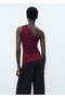 Drape Asymmetrical Blouse - 4