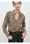 Long Sleeve Draped Shirt - 6