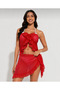 Beach Pareo Red 160 cm * 60 cm - 4