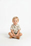 Baby Boy Patterned Shirt Collar T-Shirt and Shorts Set (6-24 Months) - 8