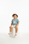 Baby Boy Summer Set with Shorts, Teddy Bear Embroidered Cotton (0-12 Months) - 3