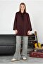 Burgundy Shirt - with Pocket Details - 4