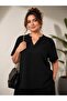 Women's Plus Size Casual Stylish Blouse and Pants Two-Piece Set - 2