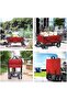 Foldable Beach Cart Hand Trolley with Rotary Handle, Heavy Duty Utility Wagon - 5