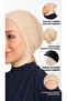 Silicone Cap Women's Hijab Cap, Large Volume, Practical, Seamless, Non-Slip, with Neck and Chin Support. - 3