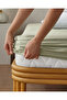 Novella Premium Cotton Textured Plus Elastic Bed Sheet Light Green - 2