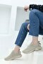 Knitted Beige Sports Shoes 062 - 4
