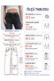 Uca Jean Women's High Waist Flare Smoked Jean Pants - 8