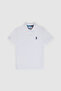 Men's Slim Fit Polo Collar White Basic T-Shirt 50324998-Vr013 - 6